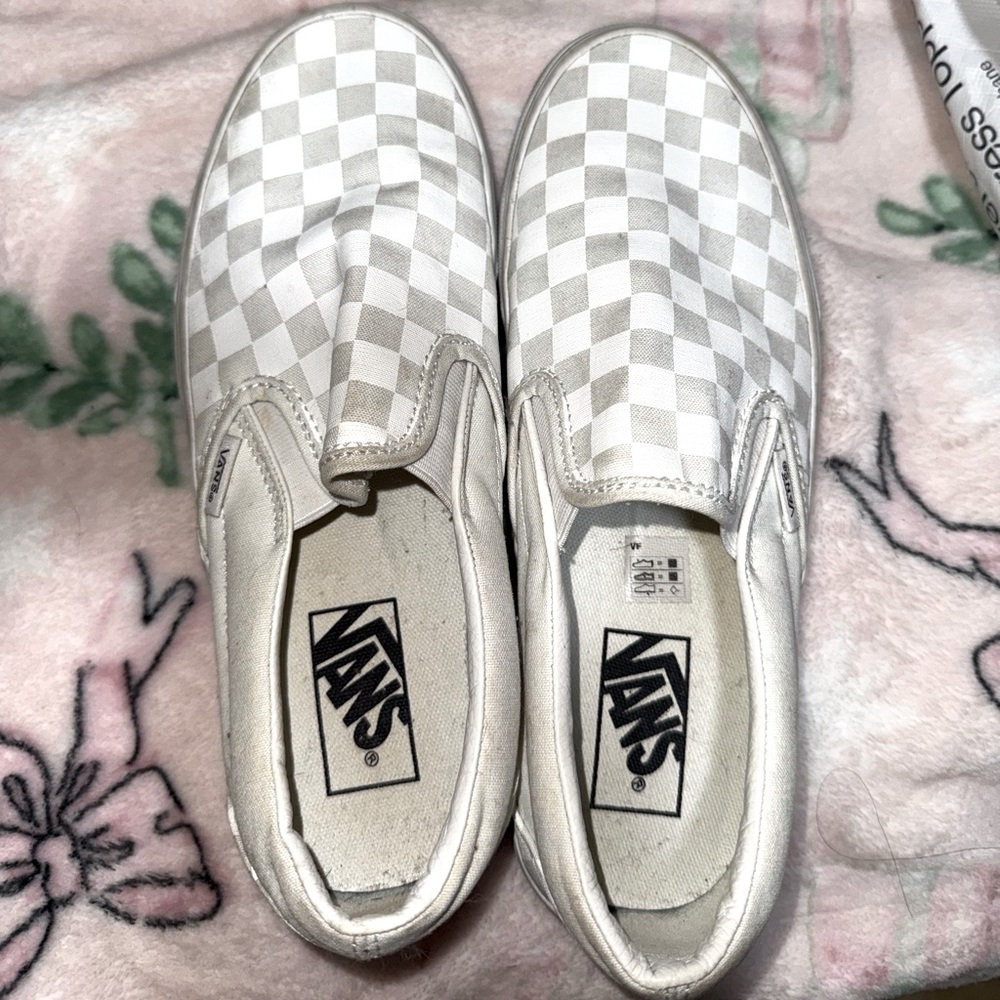 Vans Classic White Slip-On Sneakers